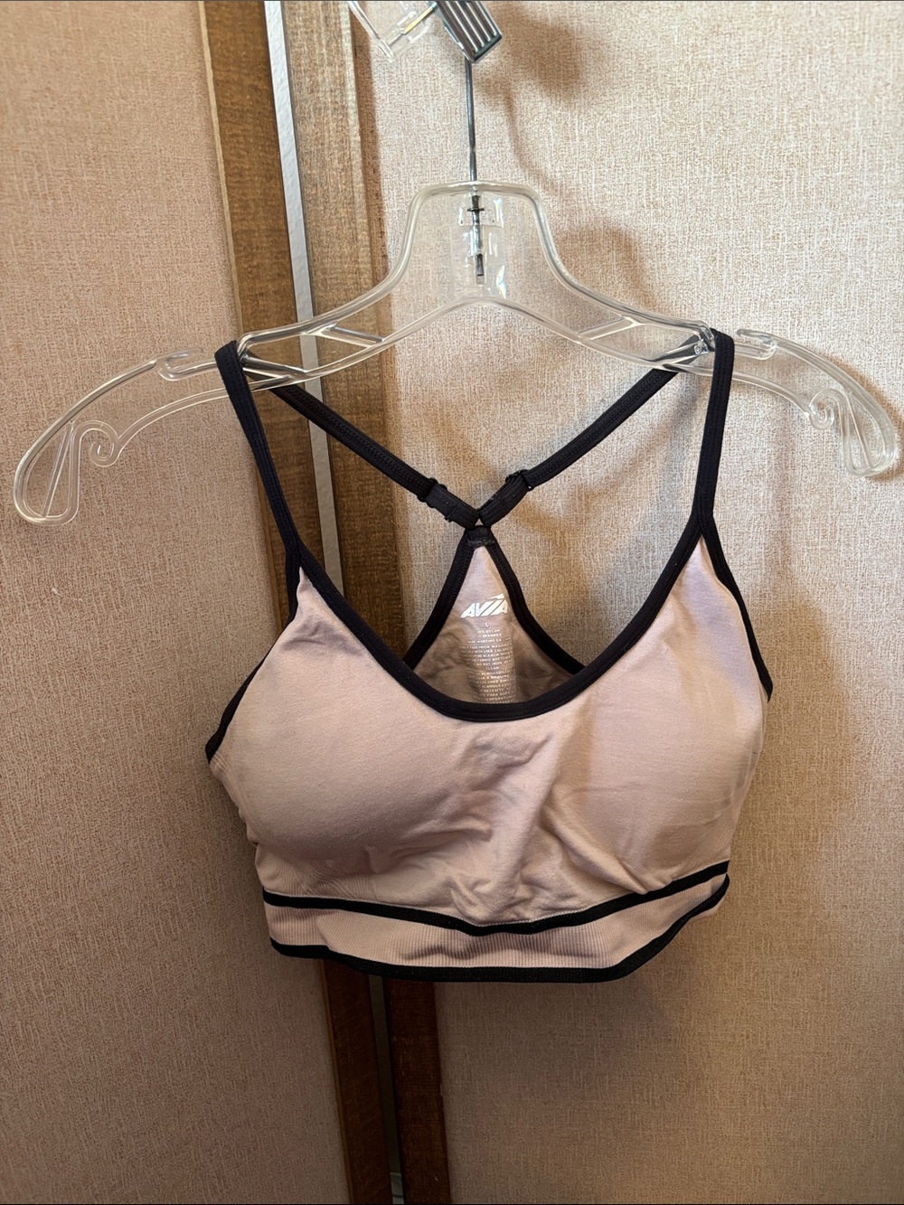Avia  Racerback Padded Sports Bra Large